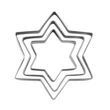 3pcs/12pcs Stainless Steel Cookie Cutter Mold Set - Christmas, Halloween, Thanksgiving Theme - Heart, Circle, Star, Flower Shapes For Baking And Cookie Making