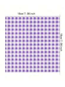 20 Stücke bunte Dopamin-gemusterte fettresistente Lebensmittelpapiere, die zum Backen von Desserts wie Kuchen, Keksen, Sandwiches und für die Auskleidung von Küchenluftfritteusen verwendet werden können