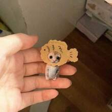 1pc Creative Doll Keychain Funny Cockroach Doll Decor Keyring Bag Charm