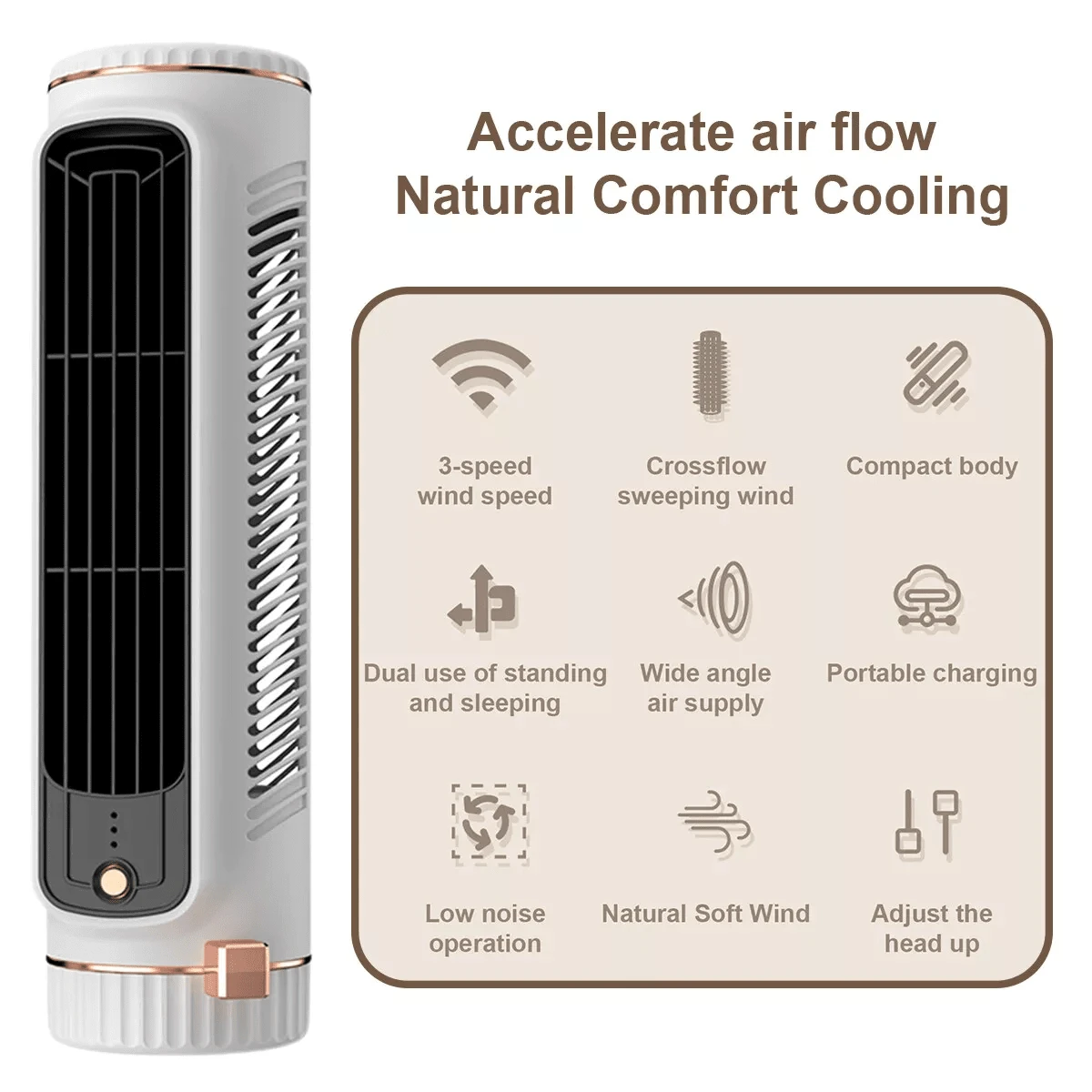 Aire acondicionado Libiyi Cooling Ace, Outfany Cooling Ace, Shirem Cooling Ace - Blanco - Ver 1