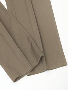 (Sugerencia: Corre grande en talla) Nuevos pantalones de traje de cintura alta para mujer, diseño elegante, adecuados para el trabajo, los negocios, el casual, las vacaciones, el regreso a la escuela, la primavera y el verano. (Se recomienda pedir una talla menos para la cintura) - Verde militar - Ver 6