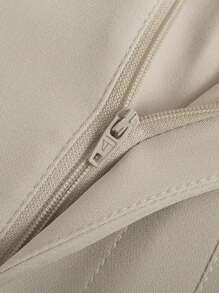 Women's Solid Color Elegant Pants High Waisted, Commuting, Business Casual Pants