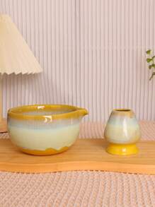 2 件套青瓷滴釉抹茶茶碗、茶筅、茶道用具、家用泡茶工具、带壶嘴的陶瓷抹茶碗 - 抹茶碗 - 查看 10