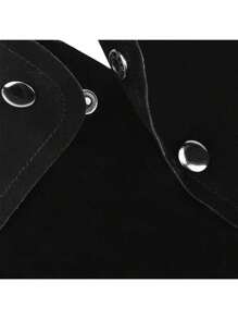 1 Pair Pirate Boot Covers, Medieval Renaissance Steampunk Style Boot Tops Suitable For Halloween Costume, Cosplay, Renaissance Faire - Black a - View 5