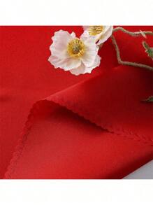 6pcs Set Elegant Cloth Napkins,(48*48cm/18.9inch*18.9inch)Square Satin Fabric Napkins,Woven,Washable,Ideal For Parties,Weddings,Dining Room,Home And Hotel Table Decor,Valentine's Day And New Year Party - Multicolor - View 6