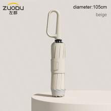Zuodu Zuo Du Automatic Umbrella With Stronger Construction, Larger Size, Compact, Foldable, Reverse Open & Close Design, Suitable For Both Men And Women