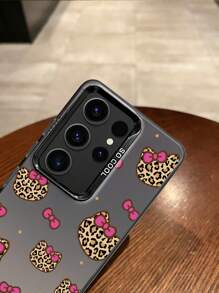 猎豹，豹纹 1 件豹纹小猫黑色手机壳兼容 iPhone 16/11/13/15/15 Plus/15 Pro/15 Pro Max/12/14 Pro Max/XS/XR/11 Pro/11 Pro Max/12 Pro/12 Pro Max/13 Pro/13 Pro Max/14 Pro/14 Plus/7/8 Plus 和 Galaxy S25 - 黑色 - 查看 5