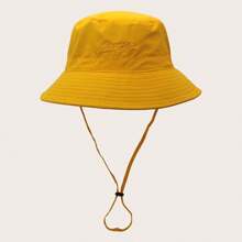Outfly 1pc Outdoor Solid Color Quick-Drying Sun Hat, Suitable For Fishing - Multicolor - View 5