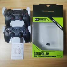 Wireless Gamepad Gaming Controller For Mobile Android Smartphone PC TV Box, 2.4G Dual Players Joystick Game Pad Remote Mando Wireless Gamepad For Android USB Double Controllers