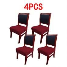 1/2/4/6pcs Thickened Corn Fleece Cushion Covers, Square Chair Pad Seat Covers For Dining Room, Kitchen, Chair Sofa, Removable Soft Cushion Slipcovers - Multicolor - View 30