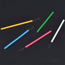 5pcs Plastic Needle Threaders - Sewing Machine Thread Guides, Beading Tools, DIY Craft Accessories, Elderly Assistance Device - Multicolor - View 5
