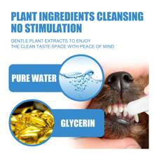 Yegbong Pet Dental Finger Wipes, Bad Breath Tartar Teeth Yellow Dog Clean Mouth Care Finger Cover - White - View 6