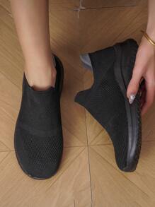 Elastyczne wsuwane trampki, unisexowe, codzienne mokasyny bez sznurówek, wygodne, letnie buty sportowe