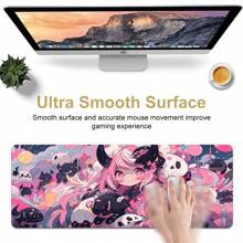 1 miếng lót chuột Anime dễ thương hình cô gái và quái vật nhỏ chơi game miếng lót chuột lớn nhiều kích cỡ bàn phím để bàn cao su chống trượt miếng lót chuột văn phòng phụ kiện bàn làm việc miếng lót chuột để bàn cho trường học văn phòng quà tặng gia đình cho bạn bè gia đình - nhiều màu - Xem 6