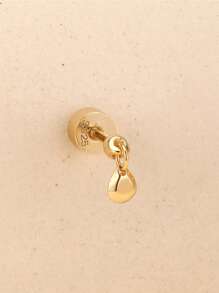 1 件 Bugadi 耳环上耳悬崖不对称 925 纯银耳环女士经典平背耳环简约婚礼派对新娘珠宝精美珠宝 - 彩色 - 查看 10