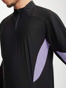 INFLATION Men 2025 Spring/Summer New Windproof Cycling T-Shirt, Lightweight Moisture-Wicking Long Sleeve Mock Neck Sports Outdoor, Fall