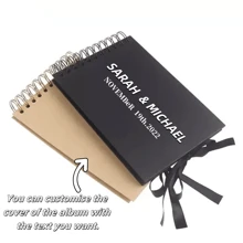 Album DIY personnalisable avec 30 feuilles de papier kraft, convient pour les mariages, les anniversaires, les souvenirs de famille et les cadeaux de décoration de bureau à domicile, anniversaire, remise des diplômes, multifonctionnel, réglable, durable, ornemental, réutilisable, exquis, adorable, haute qualité, moderne, coloré, confortable, élégant, personnalisé, unique, cadeaux idéaux pour lui, cadeaux idéaux pour elle, petit ami, petite amie, papa, maman, famille, amis, fils, fille, bureau, salle de thé, école, maison, rafraîchissement de la maison
