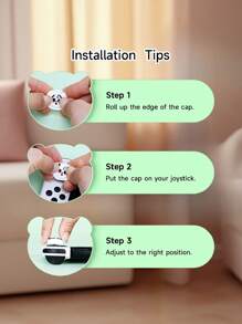 2pcs/4pcs Joystick Cap Joy-Con Controller Grip Handle Button, Compatible With Nintendo Switch/Switch OLED/Switch Lite, Joystick Silicone Cover Cap, Accessories Compatible With Switch Gaming Console