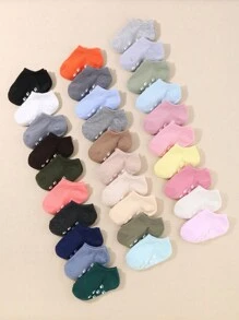 Toddler And Newborn Socks-10 - Pack Of Baby Socks, Dot - Glued For Non - Slip, Random Colors And Cute Paw - Print Details