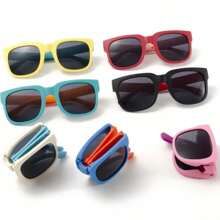 6 件套彩色可折叠时尚眼镜 - 时尚防紫外线眼镜，非常适合派对、生日、节日和日常娱乐，青年时尚配饰 | 眼镜 | 时尚眼镜 - 彩色 - 查看 2