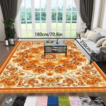 Crystal Velvet 700g/Sqm Dotted Bottom 5mm Thick Area Rug, Bohemian Style Solid Color Carpet, Soft Anti-Slip Washable Rug, Suitable For Indoor & Outdoor, Living Room, Bedroom, Kitchen, Office, Home Decor Back To School
