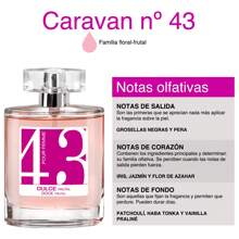 Caravan set di 3 flaconi di profumo da donna Nº43 da 100 ml dall'odore fruttato. Consegna gratuita - Multicolore - Visualizzare 2
