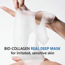 Xioimy 5 件/10 件胶原蛋白深层保湿面膜套装，高效保湿紧致胶原蛋白面膜，适合所有皮肤类型 - 白色 - 查看 8