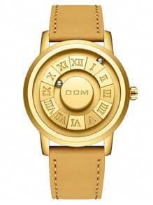 DOM Men's Watch, Mirrorless Magnetic Levitation Magnetic Steel Ball Quartz Waterproof Fashionable Personalized Men's Watch, Suitable As Christmas Gift For Family And Friends - Shape - View 11