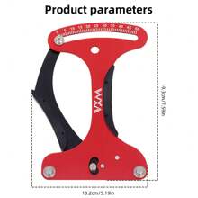 VXM Bicycle Rim Truing Tool, Spoke Tension Meter, Wheel Set Wire Adj. Circle Gauge Tool, Measurement Wrench