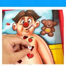 NetHong Classic Operation Game Electronic Board Game Indoor Game Gifts - Red - View 6