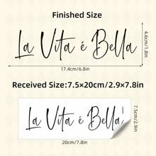 1pc PVC"TE QUIERO SANA BELLA YA ERES"Pep-Talk Art Lettering Mirror Stickers, Waterproof, Removable Decals For Bedroom, Cloakroom & Bathroom Wall Decor & Home Aesthetics Gifts Birthday Graduation Room Decor Home Decor Bathroom Decor Bedroom Decor Room Decoration Stuff Living Room Decor House Decor Home Decor Living Room Wall Art Wall Paper