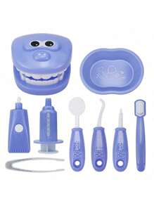 儿童护士牙医医生角色扮演玩具套装、牙科医疗玩具套装、圣诞节和万圣节礼物 - 彩色 - 查看 14