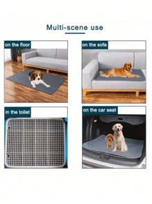 Reusable And Washable Pet Pee Pads - 4-Layer Waterproof & Absorbent, Dog/Cat Training & Housebreaking Pads For Small/Medium/Large Pets, Keep Your Pets Dry And Comfortable - Grey - View 7
