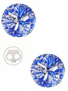 2PCS/1Pair Cheerleading Flower Ball, Bright Colors, Thickened And Encrypted, With A Ring Buckle For More Firm ,Cheer Dance Competition Supplies, Cheerleading Party Supplies, Fancy Cheering Prom Fancy Cheer Cheerleading Flower Ball