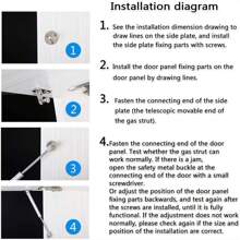 Gas Spring, Gas Strut, Gas Shocks, Soft Close Hinges, Toy Box Hinges, Lift Supports, Lid Support, Kitchen Cabinet Hinges Hydraulic Support Door Cabinet Hinge Spring, Pressure:120N/26lb/12KG[2 Packs]