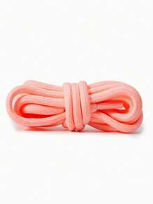 扁平鞋带，适用于厚底运动鞋、运动和休闲鞋，彩色白色圆形鞋带，男女通用