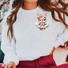 1/2/3pcs Cute Rabbit Heat Transfer Stickers, DIY Apparel Heat Press Decoration For T-Shirts, Sweatshirts, Bags & More - Multicolor - View 9