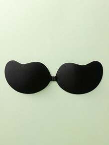 Classic Mango Shaped Adhesive Cleavage Enhancing Strapless Backless Invisible Bra Push Up Bra Inserts, Suitable For Dresses And Gowns - Black - View 8