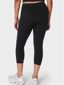 Sweaty Betty Power Cropped Workout Leggings - Black - View 2
