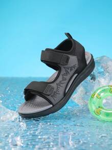 柔软舒适的露趾户外儿童运动凉鞋，夏季