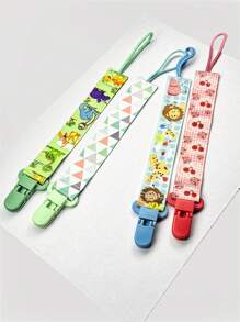 1个个性化奶嘴夹，可定制奶嘴夹，DIY定制名字，嘴套链 - 朋友礼物/安慰礼物/木链礼物/节日礼物/生日礼物/新年礼物/周岁礼物/冬季礼物/旅行收纳包 - 多色 - 查看 6