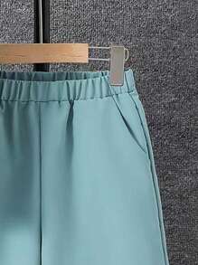 Bộ 2 món áo thun và quần short in hình bầu trời xanh và chim tự do cho bé trai, trang phục mùa hè thường ngày thời trang. - Màu xám đen - Xem 8