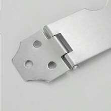 Edelstahl Türriegel Verschluss, 12,7 cm Packschloss Verschluss Riegel mit Schrauben, universelle Aktenschrank Schloss Schreibtischschublade Schloss, Torschloss Riegel für Tür Fenster Schrank Schlafzimmer Haustierkäfig Transportbox