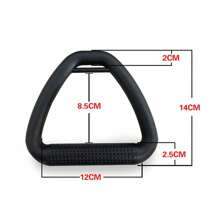 Adjustable Fitness Gymnastic Ring Set Nylon Strap Handle Pull-Up Tension Belt Stretching Gymnastics Ring Home Gym Non-Slip Shoulder Straps Home Workouts Strength Training Fitness Equipment