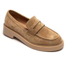 Fashionable Casual Slip-On Loafers, Versatile For Everyday Wear - Camel - View 2