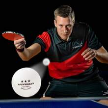 10 pezzi Palline da ping pong in materiale ABS, alta elasticità e durevoli, adatte per competizioni e uso ricreativo