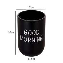 1/2PCS Portable Washing Mouth Cups Plastic Home Hotel Toothbrush Holder Bathroom Accessories Storage Cups Home Bathroom Decor Fall Decor Back To School - Multicolor - View 11