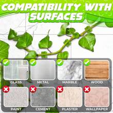 10 件装攀岩植物墙夹，墙夹，抗断裂和变形，易于安装，强力粘合 - 适用于园艺或电缆管理，绿树攀爬墙工具绿树固定藤蔓固定夹夹钩绿扣环绿植固定装置