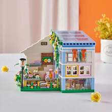 WLtoys Three Miniature Building Blocks Japanese City Architecture DIY Shop Street View House Model Building Blocks Gift Gift Gifts For Kids