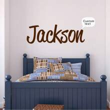 Personalized Boys Room Decorative Vinyl Name Wall Decal Gifts Birthday Graduation,Home Harmony - Multicolor - View 1